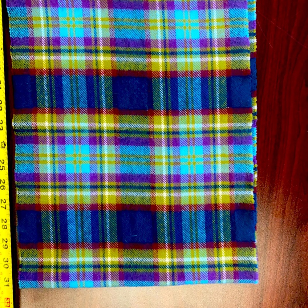 Colorful warm scarf